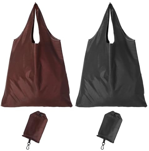 ZBHDEYG sacs de courses 2 pièces, pliables et étanches, portables