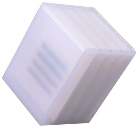 Healeved 1pezzi Scatola Multi-livello Per Estensioni Organizer Cosmetico Trasparente Per Falsi Bianco Per e Personale