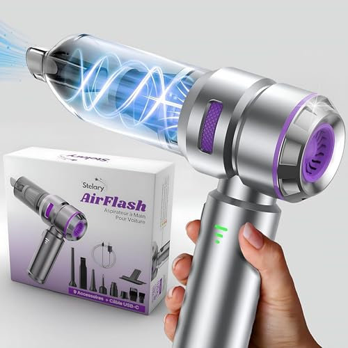 Aspirador de Mano | Aspiradora de Mano Sin Cable | Aspirador Coche Potente | Aspiradora para Coche | Mini Aspiradora de Mano | Aspiradora Coche Potente | Aspirador Portátil | Aspiradora Pequeña