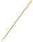 ALGON | 100 Pinchos Desechables de Bambú Biodegradables y Resistentes - Pinchos Desechables 240 mm Ideales para Brochetas, Aperitivos, BBQ, Cócteles y Eventos