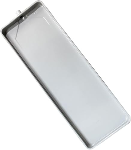 Bandeja de drenaje para aire acondicionado de alta resistencia, bandeja de goteo de acero galvanizado con tubo de drenaje, almohadilla colectora de agua para sistemas divididos con bomba de calor, k