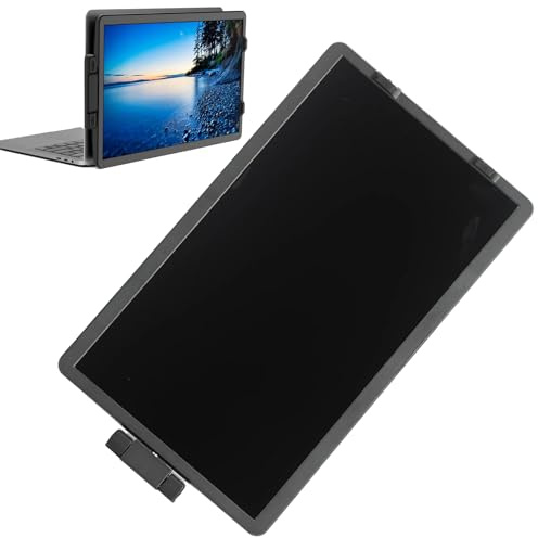 Genérico Skärmförlängare för bärbar dator, ytterligare 35,8 cm skärm, reseskärm för bärbar dator 1080P med 2 portar | för resor, konferensbord, företag