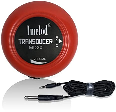 Imelod Gitarre Tonabnehmer Kontakt Mikrofon Transducer für Gitarre Ukulele Violine Mandoline Banjo Cello Kalimba
