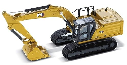 Diecast Masters Caterpillar 85658 - Escavatore a Catena 336 Next Gen, Dettagliato H0 Cat Veicolo da Costruzione in Scatola di Metallo, Scala 1:87, Circa 12 x 4,1 x 5,5 cm, 14+, Adatto per modellini