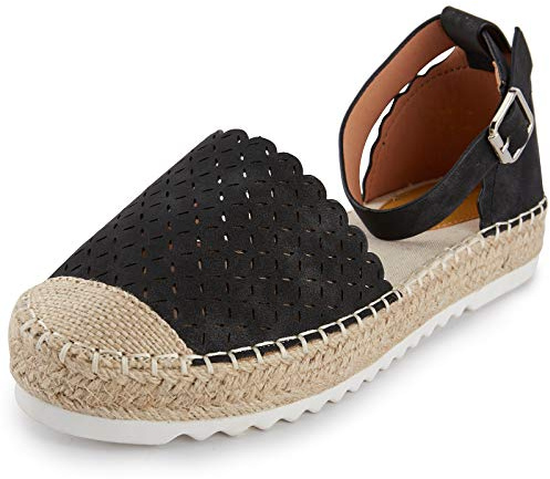 Alexis Leroy Damen Rückenfreie Slipper Pantoletten Mit Geschlossene Aushöhlen Zehensandalen Damskie Schwarz 38 EU