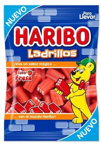 HARIBO LADRILLOS FRESA 18 bolsas x 100g
