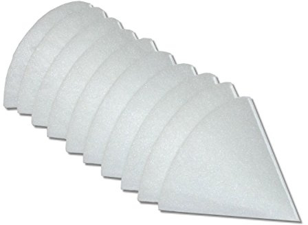 20 baselines alternativ Kegelfilter DN 125, G3 für Abluft Tellerventile, Zehnder, Pluggit, Stiebel, Helios, 150 mm lang