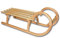 Ress Gebirgsrodel, Holzschlitten mit Hörner zum festhalten, Rennrodeln, Hörnerschlitten, Schlitten, Rodelschlitten (100 cm Lattensitz)
