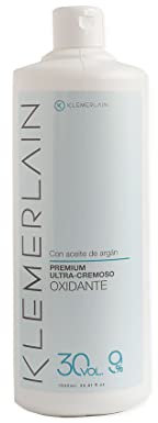 Klemerlain Haarcreme mit Sauerstoff. Ultra-cremiges Haaroxidans. Dauerhafte Haarfärbung. vegan. Haarfärbemittel - 1000 ml (30 Vol., 9%)