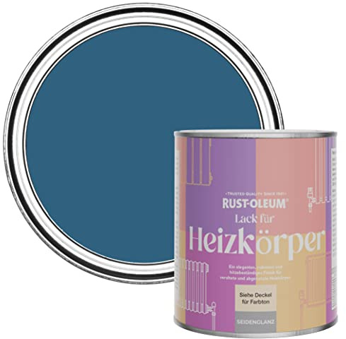 Rust-Oleum Blue Heat Resistant Radiator Paint in Satin Finish - Cobalt 750ml
