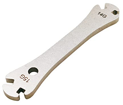 yizhichun Fahrradspeichenschlüssel Edelstahldraht Speichenschlüssel 14G und 15G Speichenfestziehen Korrektur Reparatur Werkzeug für Radfahren Wartung und Reparatur