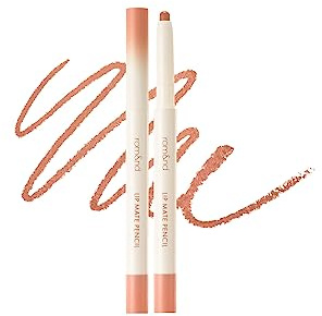 rom&nd LIP MATE PENCIL (6colors) | lip liner, lip pencil, lipliner, lipliner pencil, lipliners | 13g, 0.46 oz (03 KAYA BEIGE, 13g)