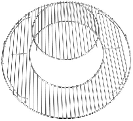 GLARETEX 54,6CM Rund Grillrost 8835 Grillrost Edelstahl für Weber 57cm Holzkohlegrills, Weber Kohlegrills One-Touch, Performer, Bar-B-Kettle, Master-Touch