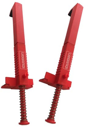 2Pcs Brick Line Clips Line Runners 7.87-9.45inch Clamps Brick Line for Positioning Bricklaying Pullers Line Stretchers