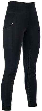 HKM unisex - barn Leggings Cosy Ii Style Silicone Full Seat
