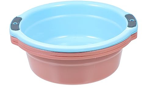 Gatuida 4pcs Bathroom Basin Hand Wash Sink Sink Bowl Kitchen Cleaning Basin Material Random Color