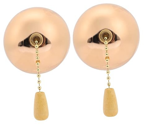 Holibanna 2 pièces Chaine de Tirage Luminaire pour Ventilateur de Plafond et Lampe Décoration Pratique et Durable Facile à Installer Remplacer