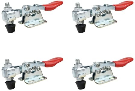 Abrazadera de palanca horizontal para taller, pinzas rápidas, herramienta manual para apretar rápidamente la abrazadera horizontal