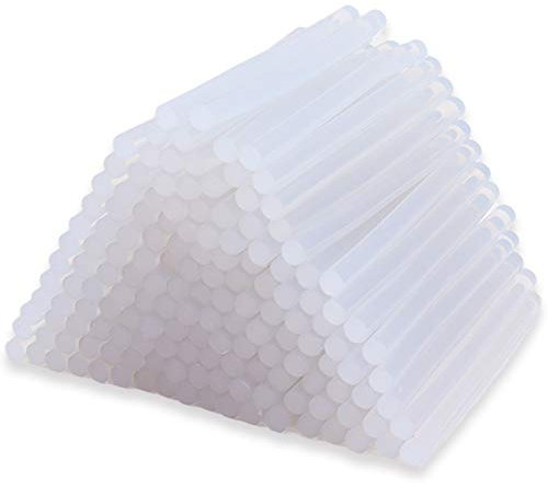 150 Pièces 7mm x 100mm Leeyunbee Bâtons de Colle Chaude, Adhésif Transparent pour Pistolet à Colle Chaude, Bâtonnets de Colle Chaude pour Projets Bricolages, Réparations et Joint.