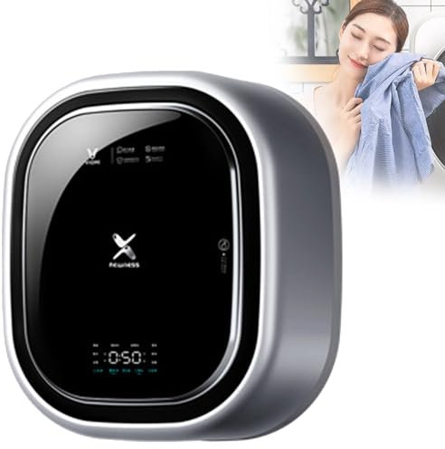 Qiang 1450W Machine à Laver à Tambour Murale Lave Linge Frontal 3kg,8 Programmes,Enfants sous-Vêtements Chaussettes Laveuse,pour Appartements,Dortoirs,Hôtel