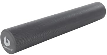 Balanced Body Magic Roller, Muscle-Release Roller, Muscle Roller for Post-Pilates Workout or Physical Therapy, Stretching Tool, Rain Cloud Gray