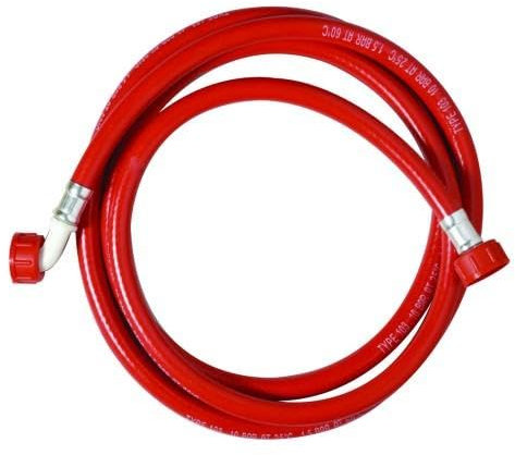 Tubo universale per lavatrice, tubo di alimentazione per acqua calda per lavastoviglie, tubo di ingresso universale per lavatrici (rosso, 1,5 metri)