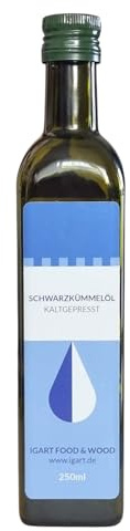 Svart kumminfröolja 250 ml – Kallpressad, Ofiltrerad, Oraffinerad – Utan tillsatser, utan färgämnen, utan konserveringsmedel – Naturlig produkt