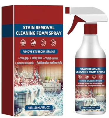 Limpiador de inodoros, limpiador de inodoro, elimina la cal persistente y la solución de piedra de orina, limpiador de espuma ultra eficaz para ducha y baño, limpiador 2 en 1 con película antisuciedad