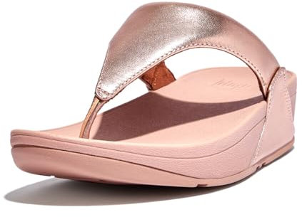 Fitflop I88 Mujer Sandalias de Punta Descubierta, Pink (Rose Gold 323), 38 EU