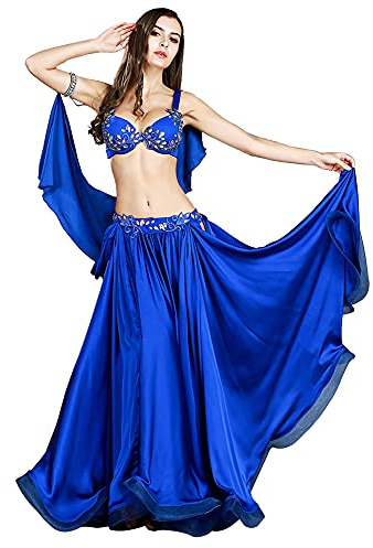 ROYAL SMEELA Abiti da Danza del Ventre Vestiti per la Danza del Ventre Donne Costumi Danza del Ventre Sexy Abito Danza del Ventre Gonna Reggiseno di Danza del Ventre Usura delle Prestazioni