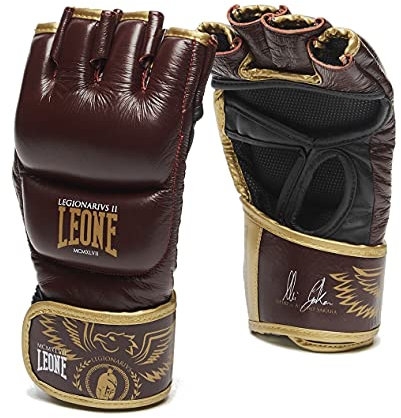Leone 1947 MMA Handschuhe Legionarvis Bordeaux - MMA Grappling Freefight Training Handschuhe (L)