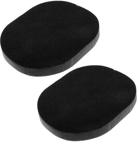 2 Piezas de Limpieza Facial Esponja Esponjes de SPA Cosmética Natural Almohadillas de Esponja Facial Negras con Carbón para Limpieza Facial Exfoliación Eliminación de