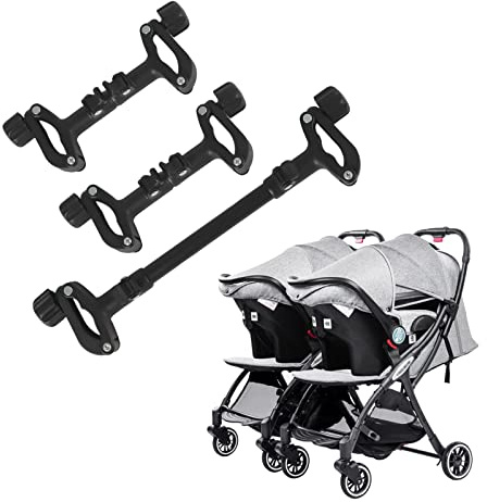 Cochecito de conexión 3 carritos gemelos, doble paraguas, conexiones dobles para carrito, conectores universales