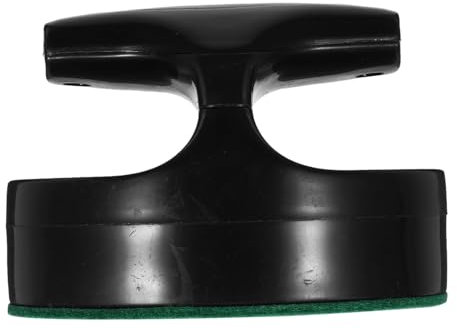 KICHOUSE Eishockey Pusher Ersatzteile Multi Use Tischspiel Zubehör für Airhockey Schwarzer Paddel mit Filz für Freundespiele Praktische Lösung für Verlorene