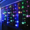 Klighten RGB LED Schneeflocke Lichterketten, 96 LED Lichterkettenvorhang Vorhang Lichter mit 8 Modi Weihnachtsbeleuchtung für Innen/Außen Weihnachtsdeko Deko
