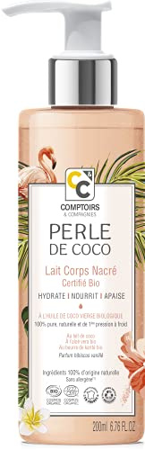 Comptoirs et Compagnies - Körpermilch „Perle de Coco“ mit Perlmuttschimmer, Cosmos Organic-zertifiziert - 200ml