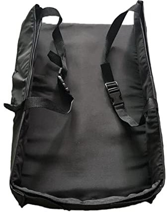 Fenteer Fußstütze für Kinderwagen, 50 cm, ACCS, universell, langlebig, schwarz, bequem, Oxford, Kinderwagen-Fußstütze, Verlängerung, Kinderwagen für