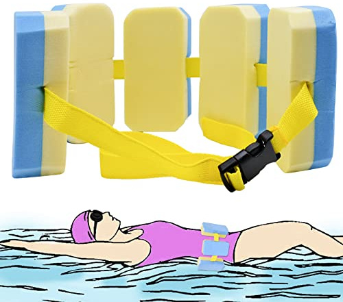 Kids Swimming Belt, Swim Floating Board Belt for Beginner, Children Swim Training Float Waist Belt, Aquatic Auxiliary Safety Bubble Belt