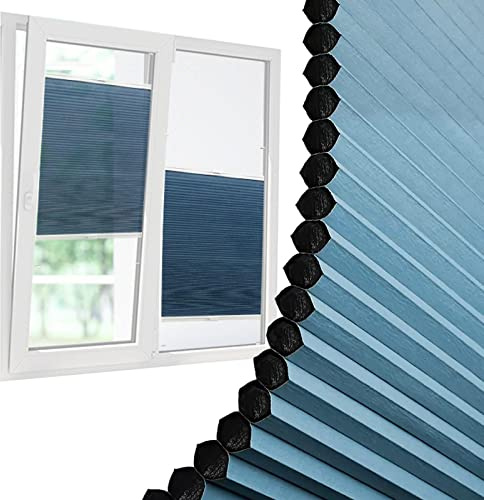 Cellular Shades - Tenda avvolgibile senza fili per finestre interne/lucernari, design a nido d'ape, filtro della luce, protezione da privacy e sole, 115 x 159 cm