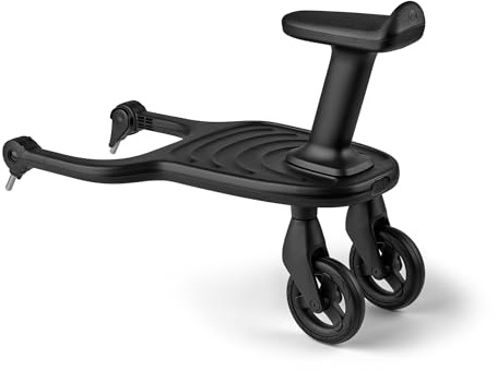 Bugaboo Comfort Wheeled Board+ with Detachable seat – Ride-on Buggy Board for Toddlers, Siting or Standing Option, Compatible with Bugaboo pushchairs, Two Wheels for Extra Smooth Rides