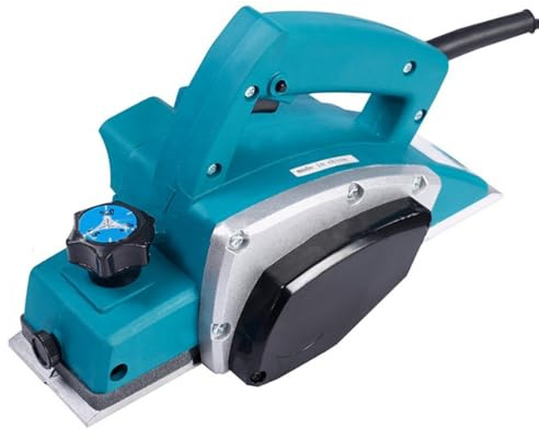 Pialla elettrica, potente pialla per legno per finiture lisce, pialla per la lavorazione del legno con base in alluminio e motore in rame per falegnami e progetti fai te
