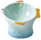 POPETPOP Ceramic Raised Cat Bowl Cat Feeder Fish Shaped Raised Cat Bowl Cat Stand Feeder Pet Dish Non Slip Feeding Bowls Single Dish For At Kitten Dog Puppy Food Water Green