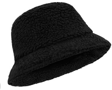 Zylioo XL/XXL Lammwolle Winter Fischerhut Für Großen Kopf,Lambswool Anglerhut Größe 60-64cm,Warmer Wintermütze Bucket Hats