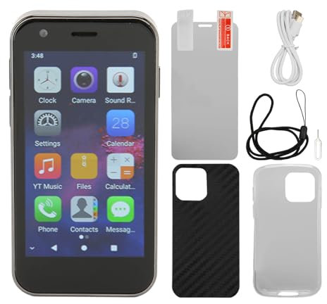 SOYES XS12 Pro Mini 4G Smartphone, 3.0 Inch Display 4GB RAM 64GB ROM, Dual Sim Mobile Phone, 2000mAh Battery, 5MP+13MP Student Pocket Cellphone for Android 10.0 (Blue)