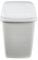 BH | Small Swing Bin 5 Liters | White | 1 Pc | Waste Bin, Durable, Lightweight Hinged Swing Lid for Kitchen, Office, and Home Use – Odor-Reducing Design - L 18.5 cm x W 15.5cm x H 29cm - By BEST HOUSE