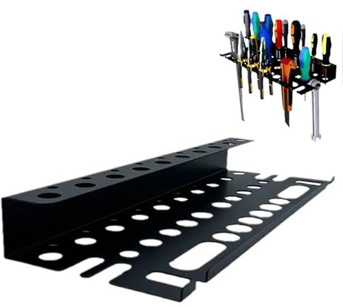 Lxoraziy Wall Tool Organizer Tool Rack, Screwdriver Organizer, Screwdrivers And Pliers Tool Holder, Strong Storage Tidy for Workshop Garage or Shed