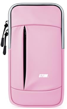 STIM Brazalete Deportivo Brazalete Móvil Running Ajustable Rosa Talla única