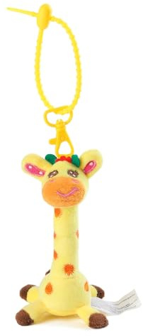 Edencomer Giraffe Plüsch Schlüsselanhänger, Kuscheltier Rucksack Geschenk