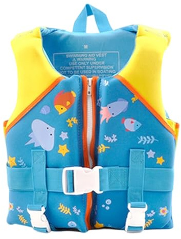 Generisch Girls' Swimwear Life Jacket Swimsuit for Toddlers Children Party Outdoor Holiday Summer Beach Swimming Equipment Children, Swimming B1-sky blue, 3-4 Years