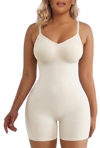 SHAPERX Shapewear for Women Tummy Control Bodysuit Butt Lifter Full Body Shaper Shorts One Piece